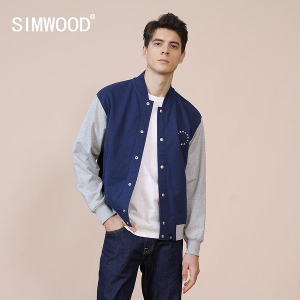 men's jackets simwood 2021 spring contrast color baseball plus size fashion letter print bomber brand clothing, Black;brown
men's jackets simwood 2021 spring contrast color baseball plus size fashion letter print bomber brand clothing, Black;brown