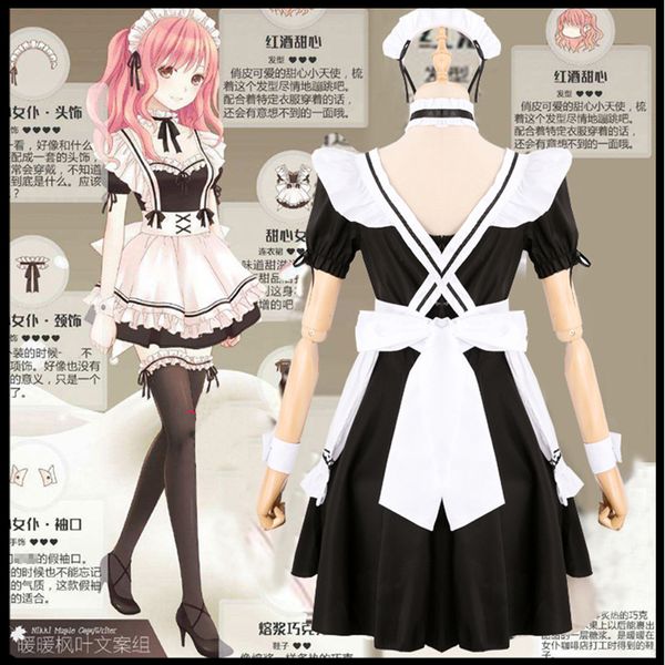 anime costumes red wine sweetheart lolita maid costume lolita ladies costume role play costume miracle warm travel around the world cosplay, Black
anime costumes red wine sweetheart lolita maid costume lolita ladies costume role play costume miracle warm travel around the world cosplay, Black