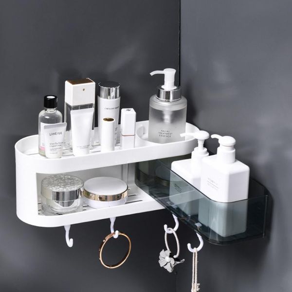 bathroom storage & organization corner rotating rack shower shelf organiser basket punch-for bath large capacity
bathroom storage & organization corner rotating rack shower shelf organiser basket punch-for bath large capacity