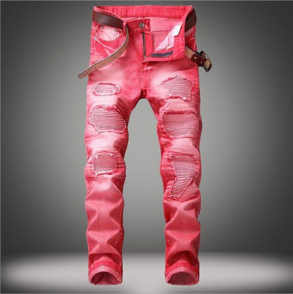 foreign trade mens five-color trousers men's jeans ljn071 ripped multicolor motorcycle trendy pants men jean nice gift give you, Blue
foreign trade mens five-color trousers men's jeans ljn071 ripped multicolor motorcycle trendy pants men jean nice gift give you, Blue