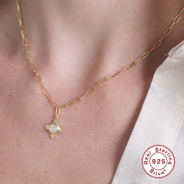 aide 925 sterling silver lock chain necklace for women trendy geometric cross pendant clavicle necklaces fine jewelry collares q0531
aide 925 sterling silver lock chain necklace for women trendy geometric cross pendant clavicle necklaces fine jewelry collares q0531