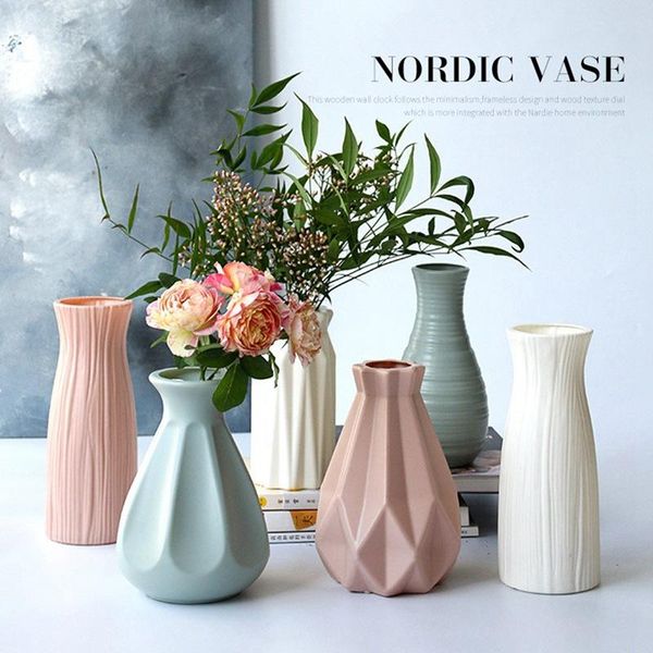 plastic flower vase home decoration solid color vases imitation ceramic flower pot nordic style decoration basket
plastic flower vase home decoration solid color vases imitation ceramic flower pot nordic style decoration basket