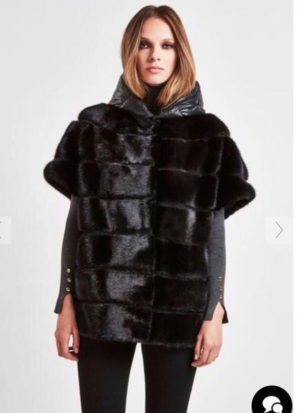 women's fur & faux arlenesain custom black real mink women jacket with detachable hat
women's fur & faux arlenesain custom black real mink women jacket with detachable hat