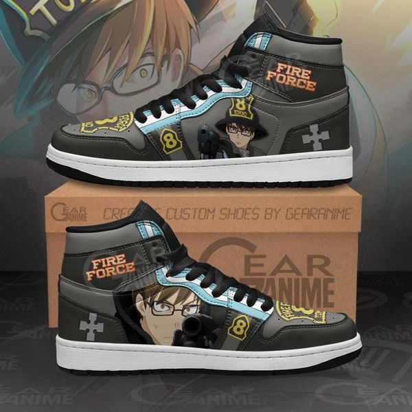 fire force takehisa hinawa sneakers custom anime shoes