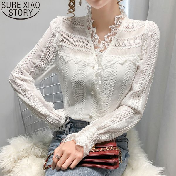 2021 new french style fashion v-neck white lace blouse women bottoming shirt long sleeve ladies autumn clothes blusas 12478 210225
2021 new french style fashion v-neck white lace blouse women bottoming shirt long sleeve ladies autumn clothes blusas 12478 210225