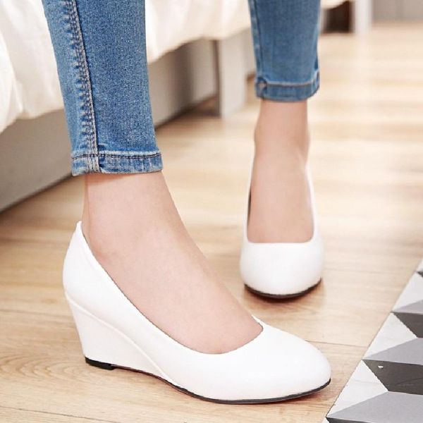 dress shoes fanyuan office ladies stylish female pump wedges round toe high heel shallow concise woman spring autumn heels, Black
dress shoes fanyuan office ladies stylish female pump wedges round toe high heel shallow concise woman spring autumn heels, Black