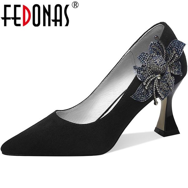 dress shoes fedonas crystal night club woman 2021 fashion women suede leather pointed toe spring summer est, Black
dress shoes fedonas crystal night club woman 2021 fashion women suede leather pointed toe spring summer est, Black