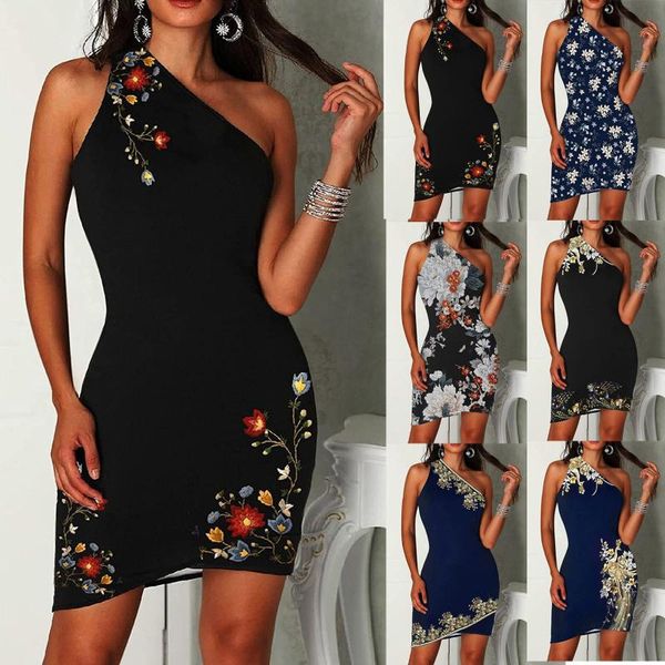 ethnic clothing summer dress women casual solid one shoulder sleeveless flower printing irregular mini clothes for, Red
ethnic clothing summer dress women casual solid one shoulder sleeveless flower printing irregular mini clothes for, Red
