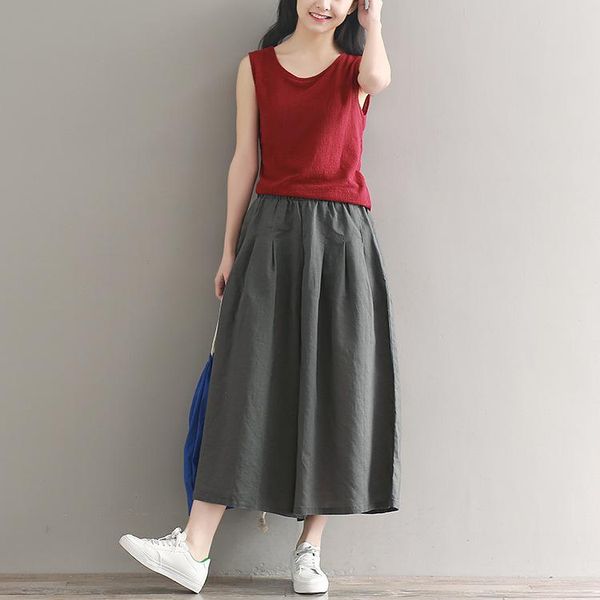 women's pants & capris girls summer cotton linen wide leg loose large size trousers casual women long thin light a-line gray skirt, Black;white
women's pants & capris girls summer cotton linen wide leg loose large size trousers casual women long thin light a-line gray skirt, Black;white