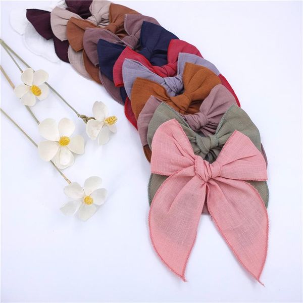 hair accessories hemmed fable bow clips baby girls women linen toddler kids cotton large tails bows hairgrips, Slivery;white
hair accessories hemmed fable bow clips baby girls women linen toddler kids cotton large tails bows hairgrips, Slivery;white