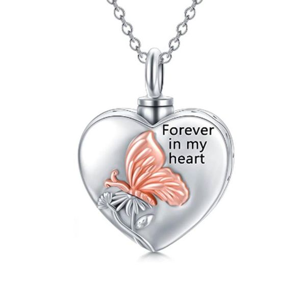 pendant necklaces heart urn for ashes butterfly daisy cremation keepsake memory jewelry women men, Silver
pendant necklaces heart urn for ashes butterfly daisy cremation keepsake memory jewelry women men, Silver