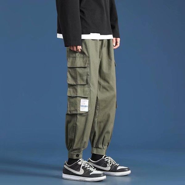 men's pants godlikeu harajuku fashion hip hop pure streetwear cargo casual jogging sweatpants multi pockets trousers, Black
men's pants godlikeu harajuku fashion hip hop pure streetwear cargo casual jogging sweatpants multi pockets trousers, Black