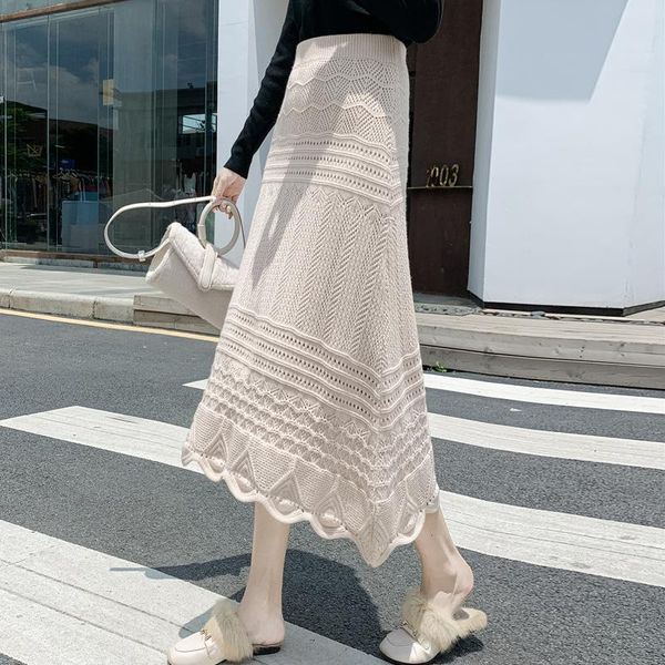 skirts 220 autumn& winter korean arrival simple high waist thin elastic fashion hollow lace women a-line long skirt, Black
skirts 220 autumn& winter korean arrival simple high waist thin elastic fashion hollow lace women a-line long skirt, Black