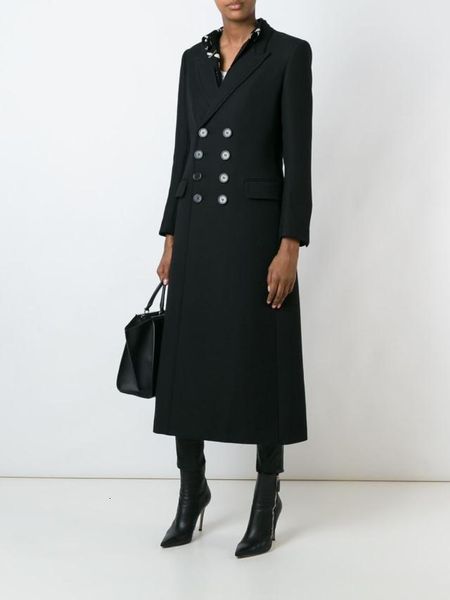 winter new design black outwear coats plus size slim lady wool cashmere double breasted overcoats winter woman long dress coat
winter new design black outwear coats plus size slim lady wool cashmere double breasted overcoats winter woman long dress coat