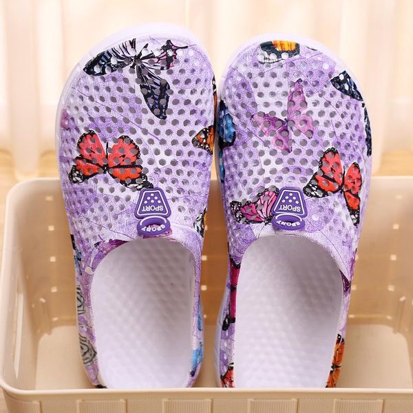 slippers summer women pvc ultralight floral print female punk hollow hole breathable beach sandals shoes plus size 35-43, Black
slippers summer women pvc ultralight floral print female punk hollow hole breathable beach sandals shoes plus size 35-43, Black