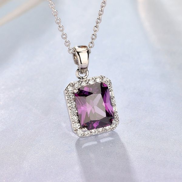 pendant necklac qingxing aaa zircon micro inlaid necklace classic pendant elegant fashion jewelry, Silver
pendant necklac qingxing aaa zircon micro inlaid necklace classic pendant elegant fashion jewelry, Silver