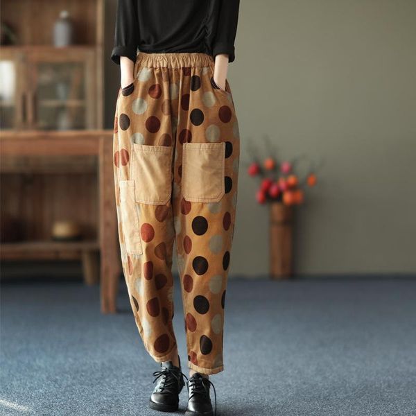 women's pants & capris spring retro women elastic waist trousers 2021 casual loose print vintage all-match, Black;white
women's pants & capris spring retro women elastic waist trousers 2021 casual loose print vintage all-match, Black;white