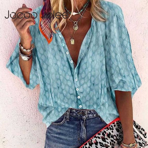 jocoo jolee women puff sleeve polka dot loose blouses elegant v neck shirt plus size 5xl casual tunic women clothing 210619, White
jocoo jolee women puff sleeve polka dot loose blouses elegant v neck shirt plus size 5xl casual tunic women clothing 210619, White