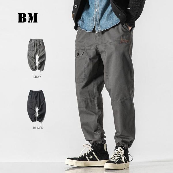 men's pants 2021 japanese streetwear harajuku casual cargo fashion joggers men clothing kpop korean trousers male, Black
men's pants 2021 japanese streetwear harajuku casual cargo fashion joggers men clothing kpop korean trousers male, Black