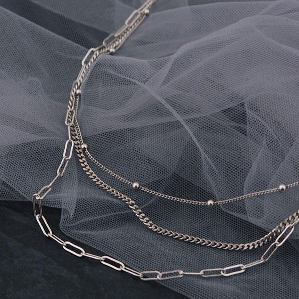chains vintage silver necklace for women summer trend punk style hip hop three layers clavicle chain party couple jewelry gifts
chains vintage silver necklace for women summer trend punk style hip hop three layers clavicle chain party couple jewelry gifts
