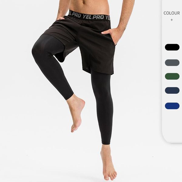 running shorts men's compression pants and quick dry double-layered sweatpants stretch training jogging sportswear workout spandex, Black;blue
running shorts men's compression pants and quick dry double-layered sweatpants stretch training jogging sportswear workout spandex, Black;blue