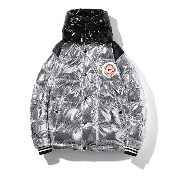 famous luxury mens down jacket canada north winter hooded coat shiny silver and black badge printing contrast color men clothing keep warm w
famous luxury mens down jacket canada north winter hooded coat shiny silver and black badge printing contrast color men clothing keep warm w