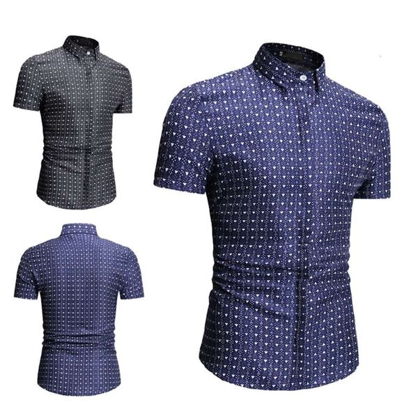 shirtssummer men's fashion casual shirt style slim casual short sleeve floral shirt, White;black
shirtssummer men's fashion casual shirt style slim casual short sleeve floral shirt, White;black