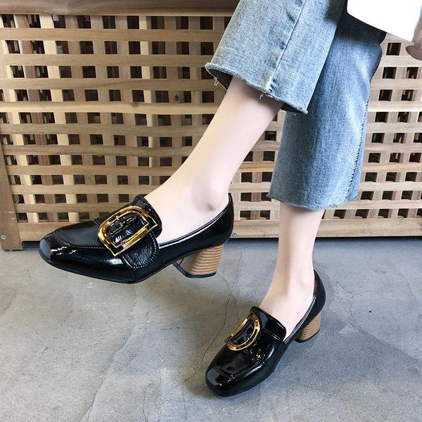 dress shoes women casual black metal buckle woman pump slip-on party wedding office ladies chaussures femme
dress shoes women casual black metal buckle woman pump slip-on party wedding office ladies chaussures femme