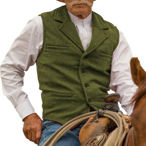 men's vests army green men vest herringbone tweed vintage suit waistcoat sleeveless jacket tailor-made winter formal business male clot, Black;white
men's vests army green men vest herringbone tweed vintage suit waistcoat sleeveless jacket tailor-made winter formal business male clot, Black;white