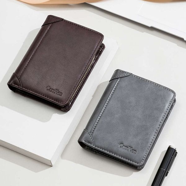 carrken men's wallet short leisure fashion multi card wallet three fold zipper pu zero wallet, Black
carrken men's wallet short leisure fashion multi card wallet three fold zipper pu zero wallet, Black