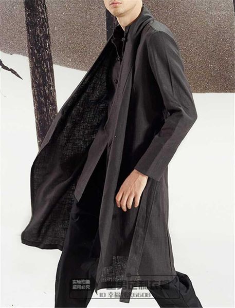 men's trench coats s~6xl customizable clothing mid-length fashion versatile jacket fake two-piece loose buckle windbreaker, Tan;black
men's trench coats s~6xl customizable clothing mid-length fashion versatile jacket fake two-piece loose buckle windbreaker, Tan;black