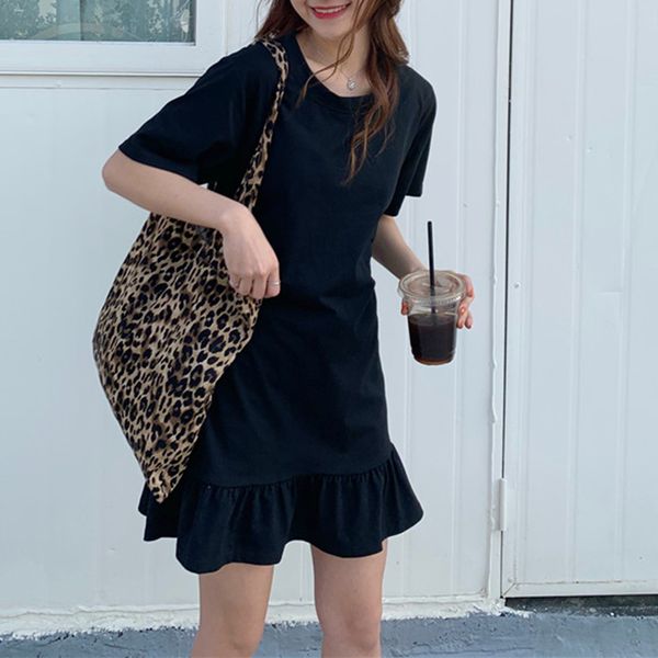 woman dress korean chic hollow out short sleeve clothing draw string o-neck cotton black fashion casual short sleeve, Black;gray
woman dress korean chic hollow out short sleeve clothing draw string o-neck cotton black fashion casual short sleeve, Black;gray