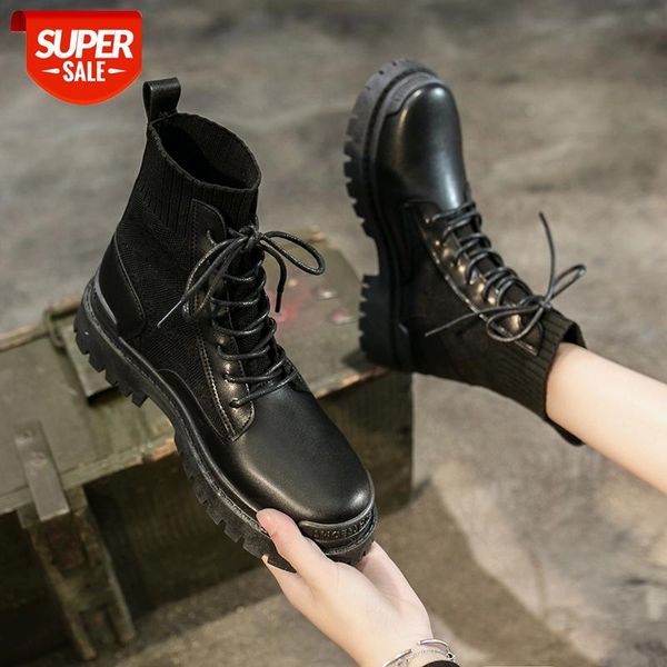 2020 leather women cross tied side autumn fall boots party casual shoes woman winter boots platform leisure fashion female #n75b, Black
2020 leather women cross tied side autumn fall boots party casual shoes woman winter boots platform leisure fashion female #n75b, Black