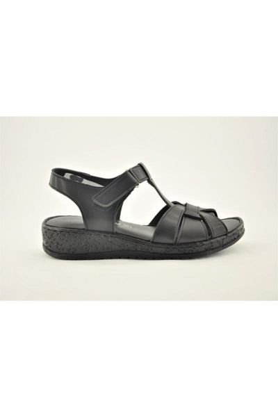 sandals women's full orthopedic casual, Black