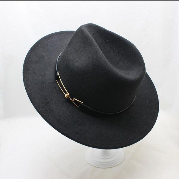 stingy brim hats winter wide fedora belt men women vintage jazz fashion wool felt hat bowler trilby, Blue;gray
stingy brim hats winter wide fedora belt men women vintage jazz fashion wool felt hat bowler trilby, Blue;gray