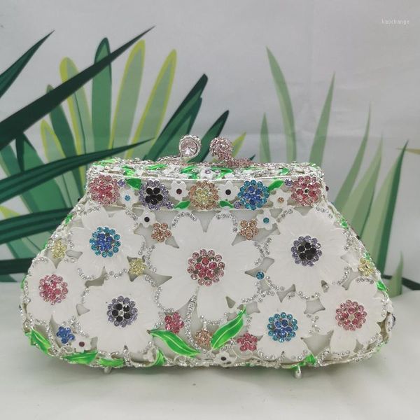 evening bags white colorful floral wedding party bridal ladies crystal clutch purse and wallet formal dinner banquet women's diamond ha
evening bags white colorful floral wedding party bridal ladies crystal clutch purse and wallet formal dinner banquet women's diamond ha