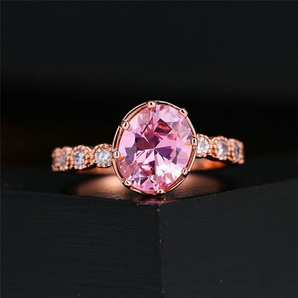 wedding rings luxury female pink crystal stone ring vintage rose gold color dainty ziecon oval engagement for women, Slivery;golden
wedding rings luxury female pink crystal stone ring vintage rose gold color dainty ziecon oval engagement for women, Slivery;golden