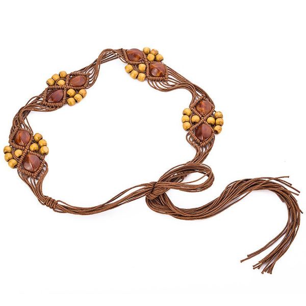 belts women bohemia style dress accessories handmade knit weave belt for coat bl312, Black;brown
belts women bohemia style dress accessories handmade knit weave belt for coat bl312, Black;brown