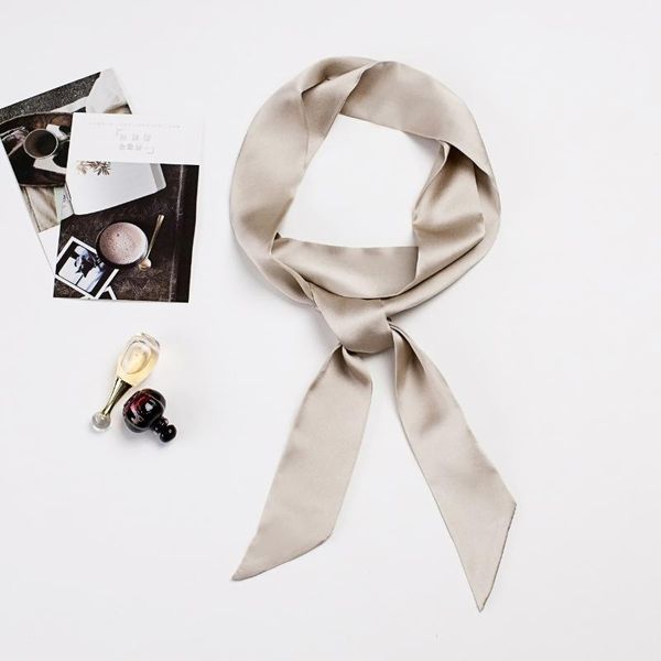 scarves silk narrow scarf belt women's solid color mulberry long korean fashion all-match ribbon decorative, Blue;gray
scarves silk narrow scarf belt women's solid color mulberry long korean fashion all-match ribbon decorative, Blue;gray