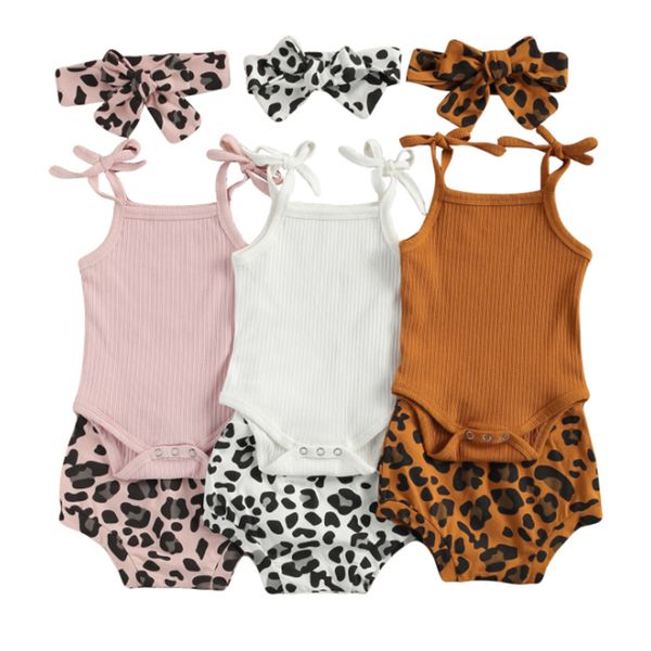 2021 baby summer clothing infant baby girl clothes set sleeveless romper + leopard shorts + headband, White
2021 baby summer clothing infant baby girl clothes set sleeveless romper + leopard shorts + headband, White