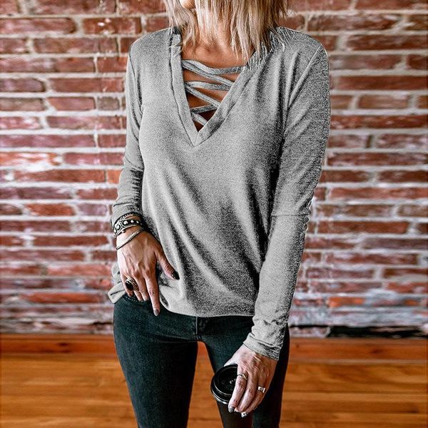 women's sweaters autumn and winter women knitted pullover front chest cross v-neck long sleeve sweater clothes for, White;black
women's sweaters autumn and winter women knitted pullover front chest cross v-neck long sleeve sweater clothes for, White;black