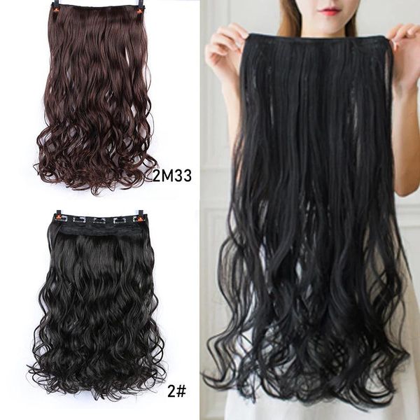 synthetic wigs xq long curly 5 clips in one piece hair natural for women two style invisible fluffy false, Black
synthetic wigs xq long curly 5 clips in one piece hair natural for women two style invisible fluffy false, Black