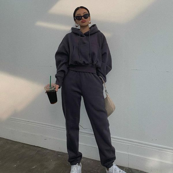 women's two piece pants winter tracksuit 2 set women clothes casual hooded collar long sleeve hoodies elastic high waist pencil suit se, White
women's two piece pants winter tracksuit 2 set women clothes casual hooded collar long sleeve hoodies elastic high waist pencil suit se, White