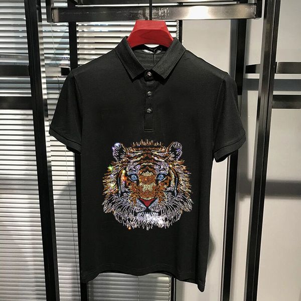 men's t-shirts skill perfect male shirt drill lapel trend s famous brand gradient tiger short sleeve fast delivery rqtm, White;black
men's t-shirts skill perfect male shirt drill lapel trend s famous brand gradient tiger short sleeve fast delivery rqtm, White;black