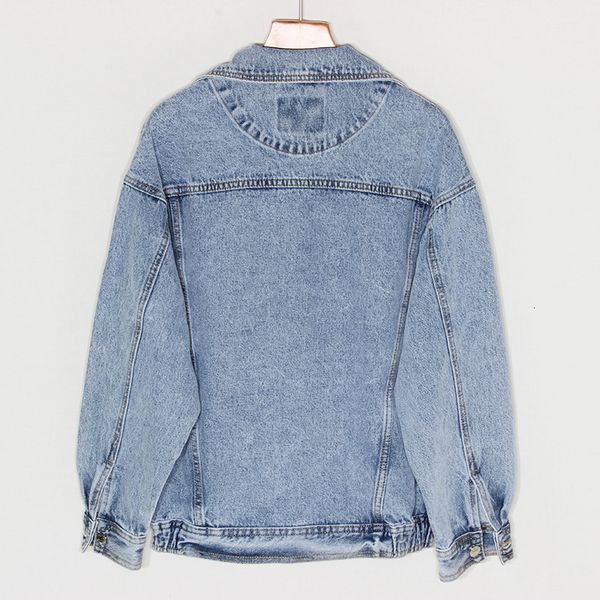 spring korean loose big pocket elastic waist denim women coat chaqueta mujer vintage short jeans jacket female outerwear zw5h, Black;brown
spring korean loose big pocket elastic waist denim women coat chaqueta mujer vintage short jeans jacket female outerwear zw5h, Black;brown