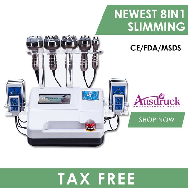 new 40k ultrasonic liposuction cavitation vacuum radio frequency rf & 8 pads diode lipo laser weight loss machine
new 40k ultrasonic liposuction cavitation vacuum radio frequency rf & 8 pads diode lipo laser weight loss machine