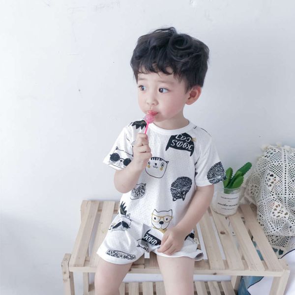 baby breathing cotton parent child short sleeve conjoined pajamas summer new children's home air conditioning clothing boys and girls, Blue;red
baby breathing cotton parent child short sleeve conjoined pajamas summer new children's home air conditioning clothing boys and girls, Blue;red