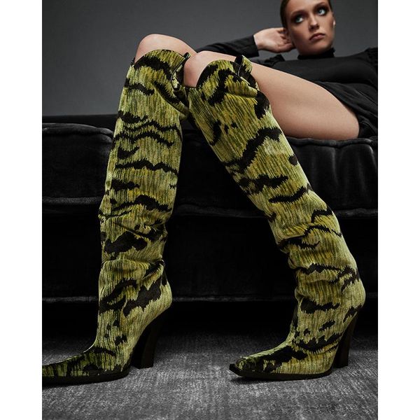 boots tiger print thin women high heel long square toe chunky female skinny slip on genuine leather mujer shoes 2021, Black
boots tiger print thin women high heel long square toe chunky female skinny slip on genuine leather mujer shoes 2021, Black