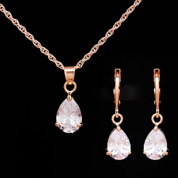 earrings & necklace fashion wedding cz crystal jewelry sets for women gold color water drop african beads bijoux, Silver
earrings & necklace fashion wedding cz crystal jewelry sets for women gold color water drop african beads bijoux, Silver