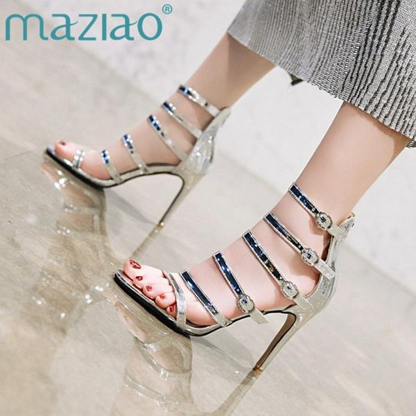 dress shoes sandals women gladiator ankle-wrap high heels roman strap fashion summer ladies party pumps size34-45 maziao, Black
dress shoes sandals women gladiator ankle-wrap high heels roman strap fashion summer ladies party pumps size34-45 maziao, Black